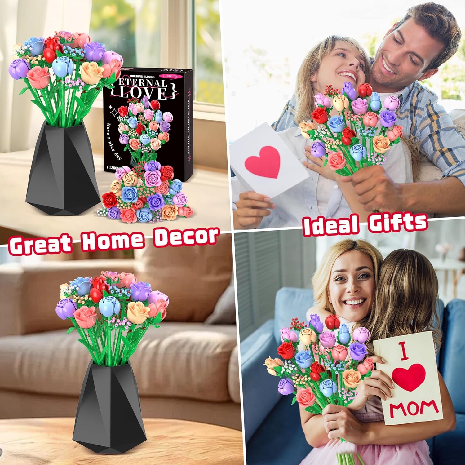 Flower Bouquet Advent Calendar 2025: 24 Days of Colorful DIY Roses for a Romantic Christmas Countdown